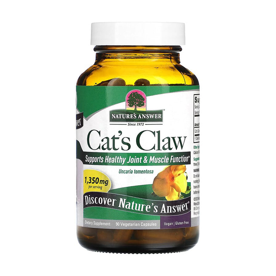 Котячий кіготь Nature's Answer Cat's Claw 1350 мг, 90 капсул